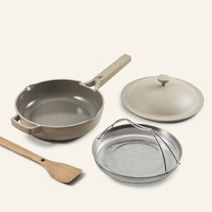 Our Place Always 10.5" Pan 2.0 With Fry Deck & 1 Hot Grip, New